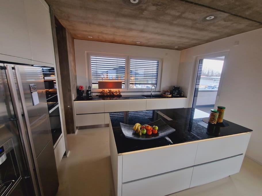 Ferienwohnung Exklusives Design-Penthouse Mc1 Seligenstadt Exterior foto
