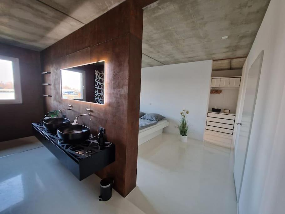 Ferienwohnung Exklusives Design-Penthouse Mc1 Seligenstadt Exterior foto